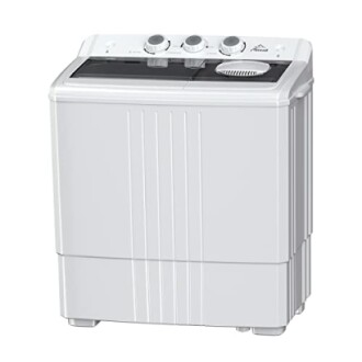 TOREAD Compact Twin Tub Portable Washing Machine